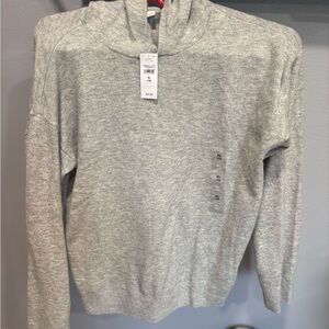 GAP Kids Heather Gray Cowl Neck Sweater XL 12 NWT Cozy Pullover